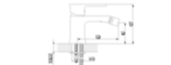 GRACE stojánková bidetová  